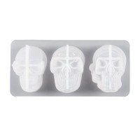 Epoksi Cadılar Bayramı Model Kuru Kafa Kafatası Kalıbı Silikon GT9551