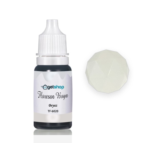 Epoksi Floresan Boya Pigment Floresan Beyaz – 15ml