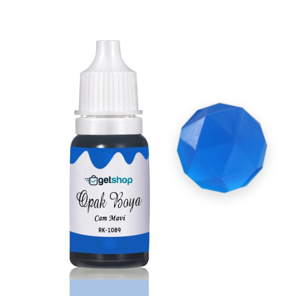 Epoksi Opak Pigment Boya Cam Mavi - 15ml