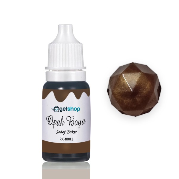 Epoksi Opak Pigment Boya Sedef Bakır - 15ml