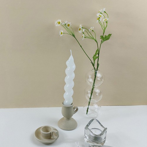 Poli Karbon Mum Kalıbı Mika Mum Kalıbı Spiral Burgulu Model 19.3x2.9cm GT-6243 Poli Karbon Mum Kalıbı Mika Mum Kalıbı Spiral Burgulu Model 19.3x2.9cm GT-6243