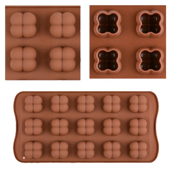 Bubble Çikolata Kalıbı 15 li Bubble Mini Mum Kalıbı 2.2cm GT1103