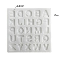 Epoksi Bubble Harf Kalıbı Orta Boy Harf Boyutu 3.2cm GT9354