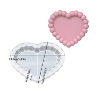 Epoksi Sunumluk Kalp Bubble Model Tabak Kalıbı Beton Taş Tozu Tabak Kalıbı Silikon 12.5x13.8cm Epoksi Sunumluk Kalp Bubble Model Tabak Kalıbı Beton Taş Tozu Tabak Kalıbı Silikon 12.5x13.8cm