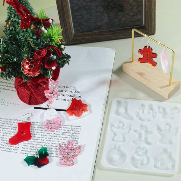 Epoksi Yılbaşı Kalıbı Noel Çanı Geyik Kardan Adam Anahtarlık Küpe Kalıbı Silikon Epoksi Yılbaşı Kalıbı Noel Çanı Geyik Kardan Adam Anahtarlık Küpe Kalıbı Silikon