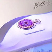 Suni Mini Uvled Nail Lamp Epoksi Uv Kurutucu Oje Kurutucu Makine Beyaz 6W Max