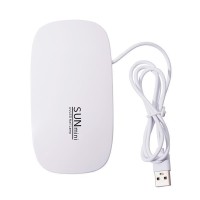 Suni Mini Uvled Nail Lamp Epoksi Uv Kurutucu Oje Kurutucu Makine Beyaz 6W Max