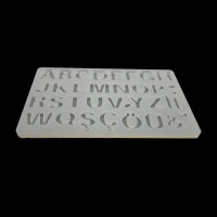 Epoksi Harf Kalıbı Alfabe Kalıbı Silikon 2.5cm EM239