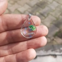 Epoksi Çoklu Damla Kalıbı Kolye Damla Kalıbı Silikon 3x2cm