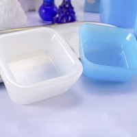 Epoksi Çerezlik Kalıbı Taş Tozu Çerezlik Kalıbı Kare Takı Kutusu Kalıbı Silikon 6.6x2.5cm