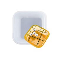 Epoksi Çerezlik Kalıbı Taş Tozu Çerezlik Kalıbı Kare Takı Kutusu Kalıbı Silikon 6.6x2.5cm