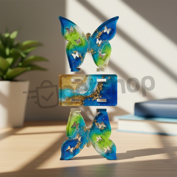 Epoksi Peçetelik Kalıbı Kelebek Desenli Peçetelik Kalıbı Silikon 9x9cm Epoksi Peçetelik Kalıbı Kelebek Desenli Peçetelik Kalıbı Silikon 9x9cm