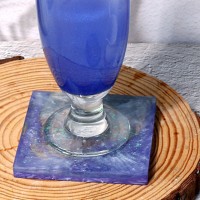 Epoksi Bardak Altlığı Kare Bardak Altı Kalıbı Silikon 10x10cm