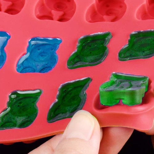 Epoksi Haribo Ayıcık Kalıbı Çikolata Jelibon Kalıbı Haribo Kalıbı - Damlalık Esans Hediyeli