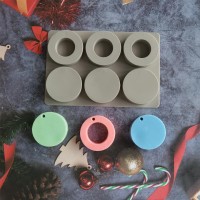 Sabun Kalıbı Yuvarlak Daire İçi Boş Yuvarlak Sabun Kalıbı Silikon 6x6x1cm Sabun Kalıbı Yuvarlak Daire İçi Boş Yuvarlak Sabun Kalıbı Silikon 6x6x1cm