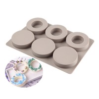 Sabun Kalıbı Yuvarlak Daire İçi Boş Yuvarlak Sabun Kalıbı Silikon 6x6x1cm Sabun Kalıbı Yuvarlak Daire İçi Boş Yuvarlak Sabun Kalıbı Silikon 6x6x1cm