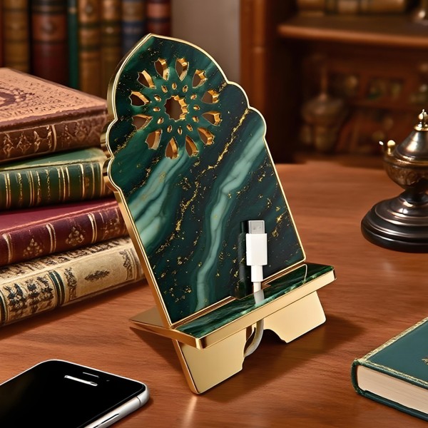 Epoksi Telefon Tutucu Ramazan Modeli Ayaklı Telefon Tutucu Kalıbı Silikon 19x10cm