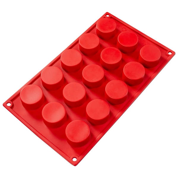 Epoksi Yuvarlak Daire Kalıbı Yuvarlak Kek Kalıbı Çoklu Yuvarlak Çikolata Kalıbı Silikon 4x4x2cm