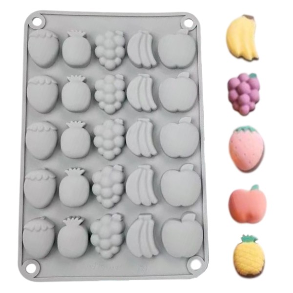 Epoksi Meyve Jelibon Kalıbı Meyve Haribo Kalıbı - Damlalık Esans Hediyeli