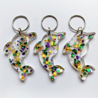 Epoksi Çoklu Yunus Kalıbı Yunus Anahtarlık Kalıbı Silikon 4.5x2.2cm