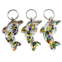 Epoksi Çoklu Yunus Kalıbı Yunus Anahtarlık Kalıbı Silikon 4.5x2.2cm