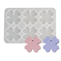 Epoksi Yonca Kalıbı Yonca Anahtarlık Kalıbı Kolye Yonca Kalıbı Silikon 4.3x4.3cm Epoksi Yonca Kalıbı Yonca Anahtarlık Kalıbı Kolye Yonca Kalıbı Silikon 4.3x4.3cm