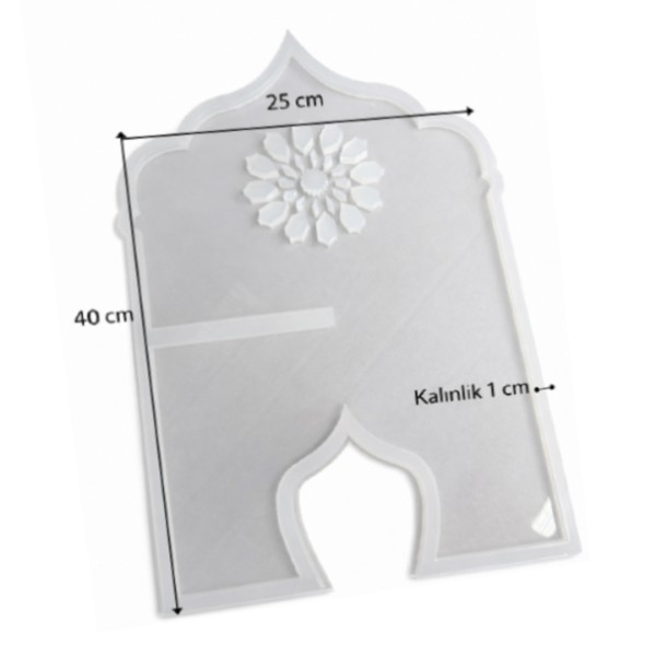 Epoksi Rahle Kalıbı Ramazan Model Rahle Kalıbı Silikon - 1 Adet
