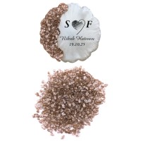 Epoksi Cam Kırığı Sedefli Şampanya - 1KG Epoksi Cam Kırığı Sedefli Şampanya - 1KG
