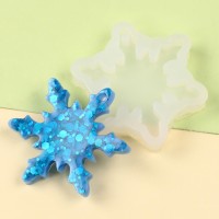 Epoksi Kar Tanesi Kalıbı Anahtarlık Kar Tanesi Kalıbı Silikon 5x5cm Epoksi Kar Tanesi Kalıbı Anahtarlık Kar Tanesi Kalıbı Silikon 5x5cm