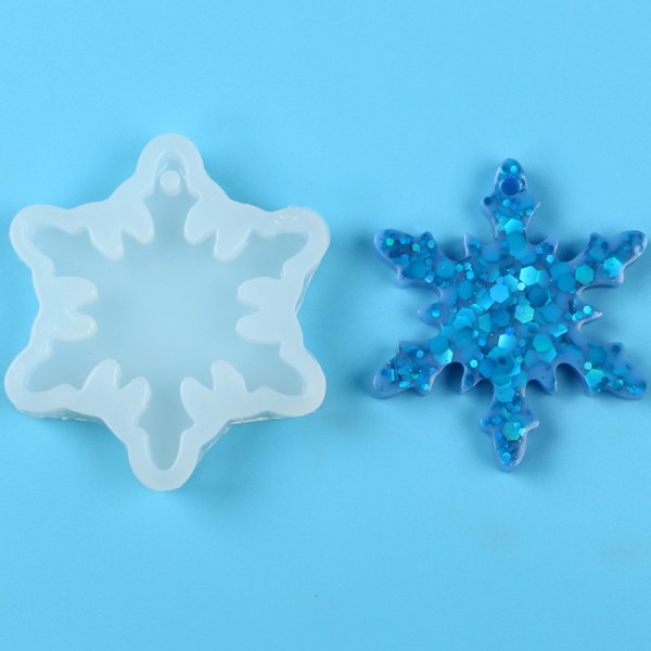 Epoksi Kar Tanesi Kalıbı Anahtarlık Kar Tanesi Kalıbı Silikon 5x5cm Epoksi Kar Tanesi Kalıbı Anahtarlık Kar Tanesi Kalıbı Silikon 5x5cm