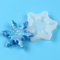 Epoksi Kar Tanesi Kalıbı Anahtarlık Kar Tanesi Kalıbı Silikon 5x5cm Epoksi Kar Tanesi Kalıbı Anahtarlık Kar Tanesi Kalıbı Silikon 5x5cm
