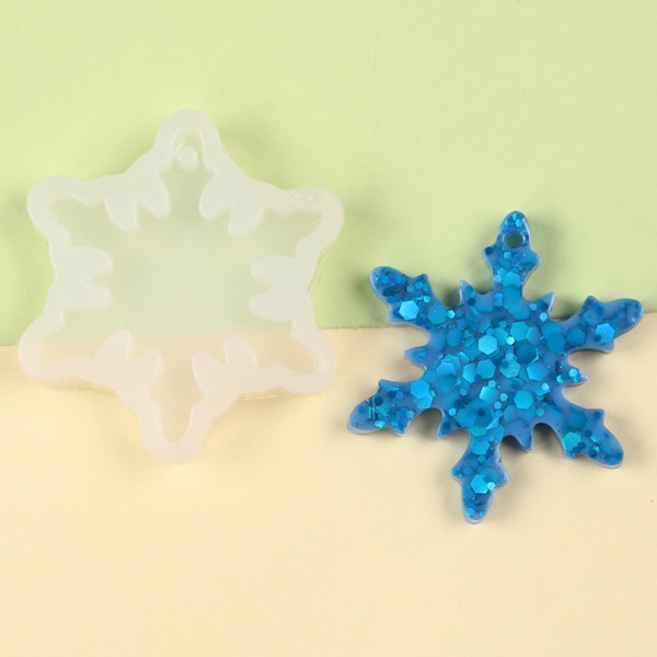 Epoksi Kar Tanesi Kalıbı Anahtarlık Kar Tanesi Kalıbı Silikon 5x5cm Epoksi Kar Tanesi Kalıbı Anahtarlık Kar Tanesi Kalıbı Silikon 5x5cm