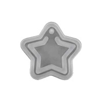 Epoksi Yıldız Kolye Kalıbı Yıldız Küpe Kalıbı Silikon 4x4cm Epoksi Yıldız Kolye Kalıbı Yıldız Küpe Kalıbı Silikon 4x4cm