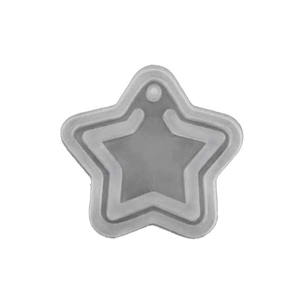 Epoksi Yıldız Kolye Kalıbı Yıldız Küpe Kalıbı Silikon 4x4cm Epoksi Yıldız Kolye Kalıbı Yıldız Küpe Kalıbı Silikon 4x4cm