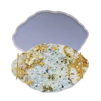 Epoksi Dalgalı Tepsi Kalıbı Nişan Söz Tepsi Kalıbı Silikon 29x19cm Epoksi Dalgalı Tepsi Kalıbı Nişan Söz Tepsi Kalıbı Silikon 29x19cm