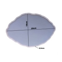 Epoksi Dalgalı Tepsi Kalıbı Nişan Söz Tepsi Kalıbı Silikon 29x19cm Epoksi Dalgalı Tepsi Kalıbı Nişan Söz Tepsi Kalıbı Silikon 29x19cm