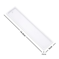 Epoksi Kitap Ayracı Kalıbı Orta Boy Kitap Ayracı Kalıbı Silikon 14.4x3cm 5 Adet