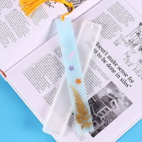 Epoksi Kitap Ayracı Kalıbı Büyük Boy Kitap Ayracı Kalıbı Silikon 19.5x3.1cm 5 Adet