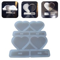 Epoksi Çoklu Kalp Magnet Kalıbı Ayaklı Kalp Masa Süsü Kalıbı Silikon 7.5x6cm Epoksi Çoklu Kalp Magnet Kalıbı Ayaklı Kalp Masa Süsü Kalıbı Silikon 7.5x6cm