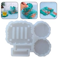 Epoksi Magnet Kalıbı Magnet Standı Magnet Tutucu Kalıbı Silikon 12x10cm