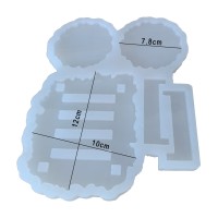 Epoksi Magnet Kalıbı Magnet Standı Magnet Tutucu Kalıbı Silikon 12x10cm