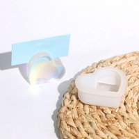 Epoksi Kalp Kartvizit ve Not Tutucu Silikon Kalıbı 5.4x4.8x2cm