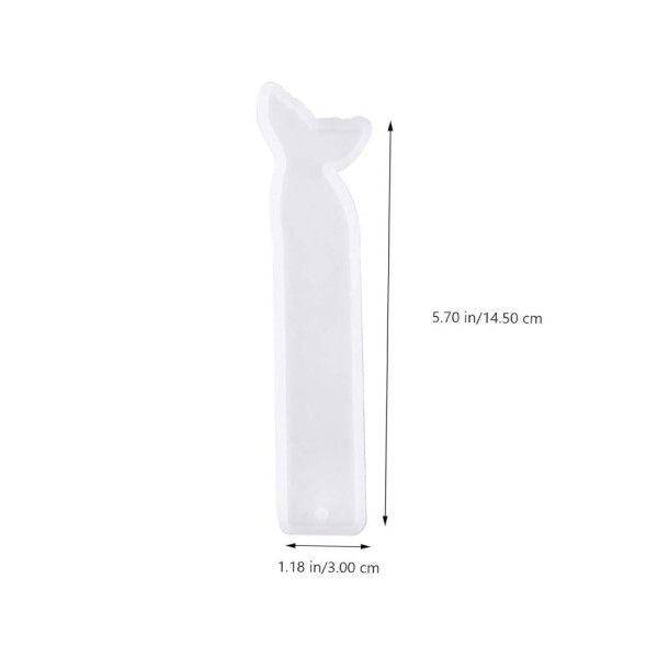 Epoksi Kitap Ayracı Kalıbı Balık Kuyruğu Modeli Silikon Kalıbı 14.5x2.5cm Epoksi Kitap Ayracı Kalıbı Balık Kuyruğu Modeli Silikon Kalıbı 14.5x2.5cm
