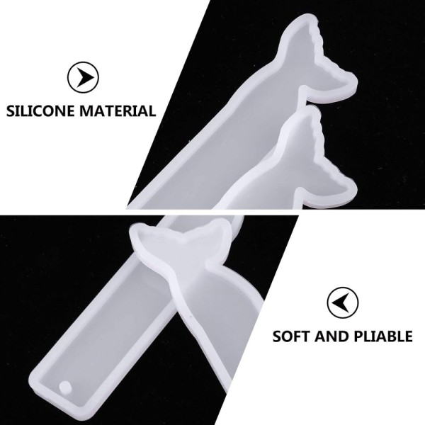 Epoksi Kitap Ayracı Kalıbı Balık Kuyruğu Modeli Silikon Kalıbı 14.5x2.5cm Epoksi Kitap Ayracı Kalıbı Balık Kuyruğu Modeli Silikon Kalıbı 14.5x2.5cm