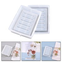 Epoksi Sabunluk Kalıbı Oluklu Dikdörtgen Sabunluk Kalıbı Taş Tozu Silikon 12x9cm Epoksi Sabunluk Kalıbı Oluklu Dikdörtgen Sabunluk Kalıbı Taş Tozu Silikon 12x9cm