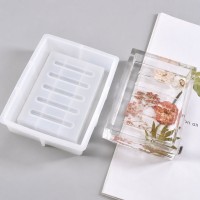 Epoksi Sabunluk Kalıbı Oluklu Dikdörtgen Sabunluk Kalıbı Taş Tozu Silikon 12x9cm Epoksi Sabunluk Kalıbı Oluklu Dikdörtgen Sabunluk Kalıbı Taş Tozu Silikon 12x9cm
