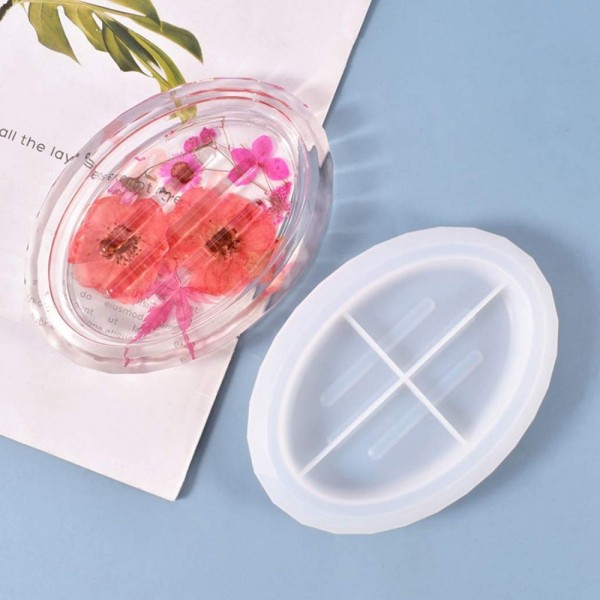 Epoksi Sabunluk Kalıbı Oval Oluklu Sabunluk Kalıbı Taş Tozu Kalıbı 11.6x7.4x2.6cm Epoksi Sabunluk Kalıbı Oval Oluklu Sabunluk Kalıbı Taş Tozu Kalıbı 11.6x7.4x2.6cm