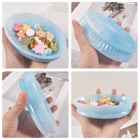 Epoksi Sabunluk Kalıbı Oval Sabunluk Kalıbı Taş Tozu Kalıbı 15.6x10.4x3.3cm Epoksi Sabunluk Kalıbı Oval Sabunluk Kalıbı Taş Tozu Kalıbı 15.6x10.4x3.3cm