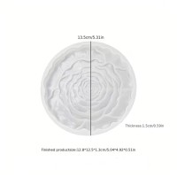 Epoksi Bardak Altı Kabartmalı Gül Desenli Bardak Altlığı Taş Tozu Kalıbı 12.8x12.5x1.3cm Epoksi Bardak Altı Kabartmalı Gül Desenli Bardak Altlığı Taş Tozu Kalıbı 12.8x12.5x1.3cm