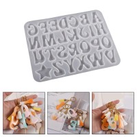 Epoksi Harf Kalıbı Alfabe Harf Anahtarlık Kalıbı Silikon 4.5cm Epoksi Harf Kalıbı Alfabe Harf Anahtarlık Kalıbı Silikon 4.5cm